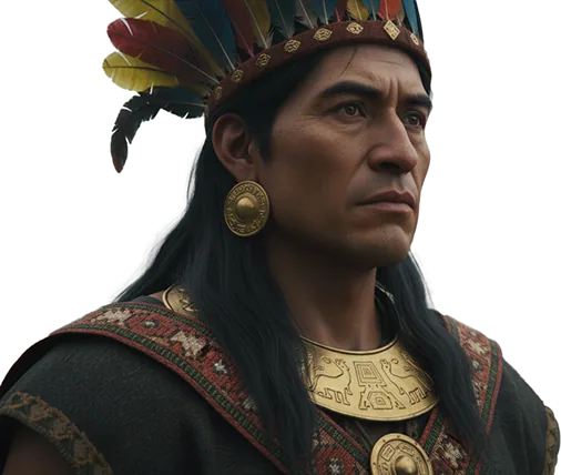 Ilustración del personaje Rumiñahui